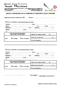 Modulo Iscrizione per pi� minori